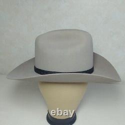 Stetson 4X Beaver Rancher Cowboy Hat Gray Sand Pebble Size 6 7/8 With Box