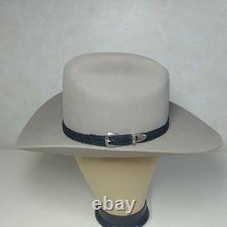 Stetson 4X Beaver Rancher Cowboy Hat Gray Sand Pebble Size 6 7/8 With Box
