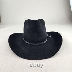 Stetson 4X Beaver VTG Hat Size 7 Black Western Cowboy Hats Sheplers