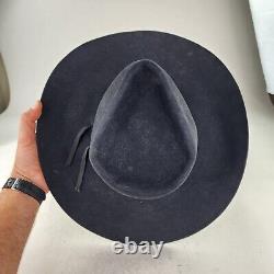 Stetson 4X Beaver VTG Hat Size 7 Black Western Cowboy Hats Sheplers