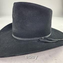 Stetson 4X Beaver VTG Hat Size 7 Black Western Cowboy Hats Sheplers