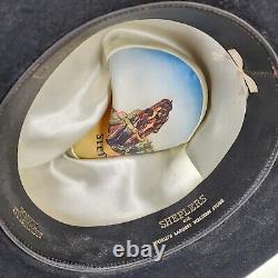 Stetson 4X Beaver VTG Hat Size 7 Black Western Cowboy Hats Sheplers