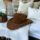 Stetson 4x Beaver Vintage Suede Leather Cowboy Hat 7 3/8