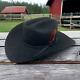 Stetson 4x Black Beaver Felt Cowboy Western Hat Sz 6 7/8 Original Box Usa Read