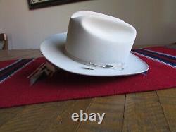 Stetson (4x) Beaver Silverbelly Cowboy Hat Size 7 1/8 Beige Color & In Box