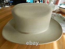 Stetson (4x) Beaver Silverbelly Cowboy Hat Size 7 Rancher/open Road
