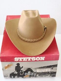 Stetson 4x beaver cowboy hat 7 1/8