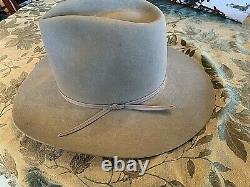 Stetson 4x beaver hat Tycoon Dune pinch front resistol in 1/2 box with Form-nice