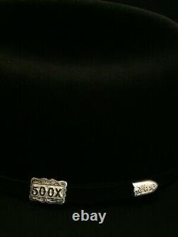 Stetson 500X El Amo Black Felt Hat With Free Hat Brush