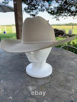 Stetson 5X Beaver Cowboy Hat Ranch Tan Size 7 1/4 R