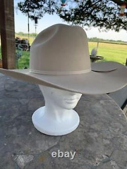 Stetson 5X Beaver Cowboy Hat Ranch Tan Size 7 1/4 R