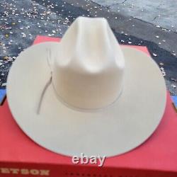 Stetson 5X Cowboy Hat D4 Ranch Tan SF0575D440 Size 7 1/2 With 4 brim