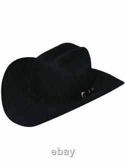 Stetson 6X Guadalupana Black Felt Hat With Free Hat Brush