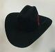 Stetson 6x Rancher Black 5 Crown Felt Hat With Free Hat Brush