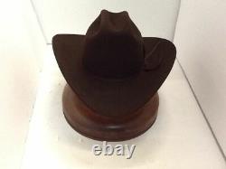 Stetson 6X Rancher Chocolate Felt Hat With Free Hat Brush