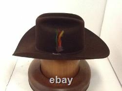 Stetson 6X Rancher Chocolate Felt Hat With Free Hat Brush