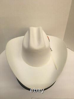 Stetson 6X Rancher White Felt Hat With Free Hat Brush