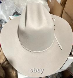 Stetson 6X Silverbelly Rancher Fur Felt Cowboy Hat Silverbelly 7 1/2(58)(DR)