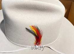 Stetson 6X Silverbelly Rancher Fur Felt Cowboy Hat Silverbelly 7 1/2(58)(DR)