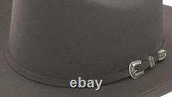 Stetson 6X Skyline Granite Felt Hat With Free Hat Brush