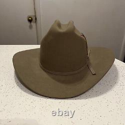 Stetson 7X Beaver Rancher Cowboy Western Hat Silverbelly VTG 6 7/8 no box