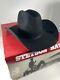 Stetson Boss Plains 4x Beaver Hat Size 6 7/8 Black Western Original Box Rodeo