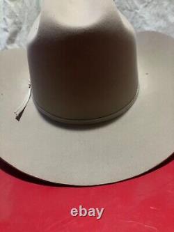 Stetson Carson Similar ToThe Justified Hat 7 1/4 Silverbelly 4X Beaver Cowboy 58