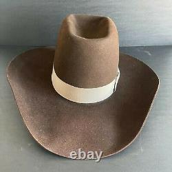 Stetson Cordova 4x Beaver wide Brim Tall Cowboy Western Hat, Size 7 1/4