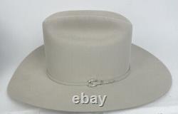 Stetson Cowboy Beaver Handmade Vintage Hat 7 1/4 Case F5012 Champion Cream Tan