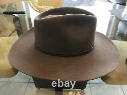 Stetson Cowboy Hat 4X Beaver Brown-Taupe Carson 7 1/8 3 1/2 Brim