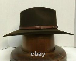 Stetson Cowboy Hat 5X Beaver Fur Felt Catera Mink Free Hat BrushCleaner+Shipping