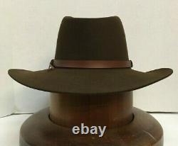 Stetson Cowboy Hat 5X Beaver Fur Felt Catera Mink Free Hat BrushCleaner+Shipping