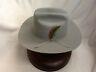 Stetson Cowboy Hat 6x Beaver Fur Mistgrey31/2rancher Withfreehat Brush