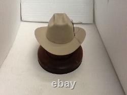 Stetson Cowboy Hat 6X Beaver Fur Silverbelly RANGE With Free Hat Brush