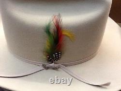 Stetson Cowboy Hat 6X Beaver Fur Silverbelly RANGE With Free Hat Brush