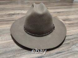 Stetson Cowboy Hat 7 1/8 Light Brown 5X BEAVER Western Vintage