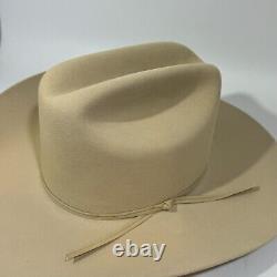 Stetson Cowboy Hat D4 Ranch Tan Size 6-7/8 Western Cowboy Hat 4 Brim SF0575D440