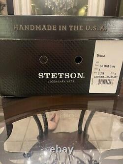 Stetson Cowboy Hat Shasta 10x Size 6 7/8. NEW IN BOX