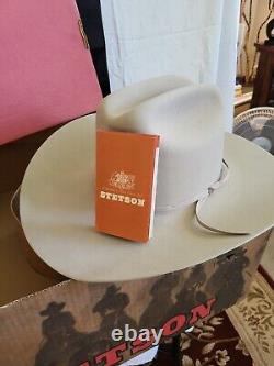 Stetson Cowboy Hat Size 6-7/8 R Oval Ranch Tan New In Box Brim#SF0575D440