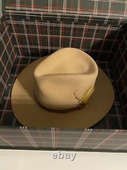 Stetson Cowboy Hat Vintage 5X Beaver 57 7.1/8 1985 James Dean Foundation