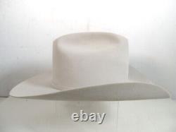 Stetson El Patron Silverbelly 30X Beaver Fur Grey Hat Size 7 3/8 (59) with Case