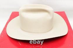 Stetson F2010 Rancher Cowboy Hat 7 1/4 Silver Belly 4X Beaver Western withBox