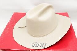 Stetson F2010 Rancher Cowboy Hat 7 1/4 Silver Belly 4X Beaver Western withBox