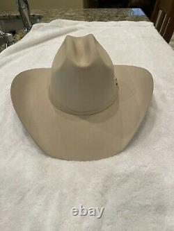 Stetson Hats Mens El Presidente 100X 4 Brim Silverbelly Felt Cowboy Hat Beaver