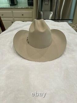 Stetson Hats Mens El Presidente 100X 4 Brim Silverbelly Felt Cowboy Hat Beaver
