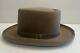 Stetson Hays Xxx Beaver Hat Size 7 1/4 In Smoke Brown Leather Band Never Worn