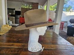 Stetson Heritage John B Stetson 3X Beaver Cowboy Hat Size 7