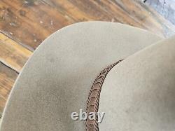 Stetson Heritage John B Stetson 3X Beaver Cowboy Hat Size 7