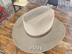 Stetson Heritage John B Stetson 3X Beaver Cowboy Hat Size 7