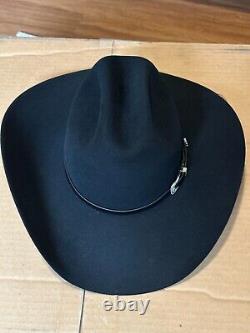 Stetson Lariat Cowboy Hat Size 7 in Black